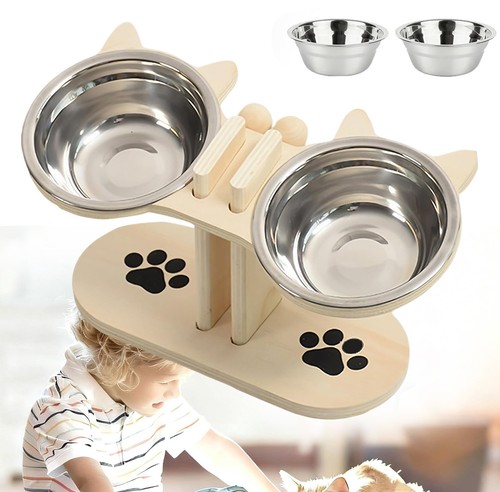 Katzennapf erhöht 2er - 2er, set