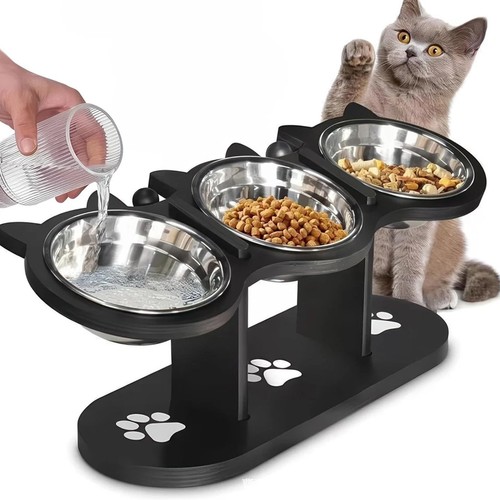 Katzennapf erhöht 15cm - erhöht, 42*16*15cm