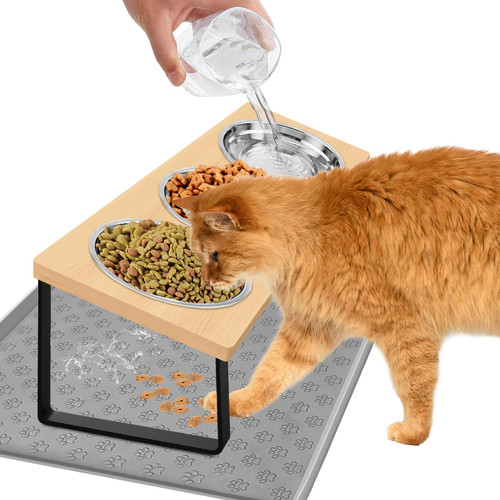 Katzennapf erhöht 3er - katzennapf,