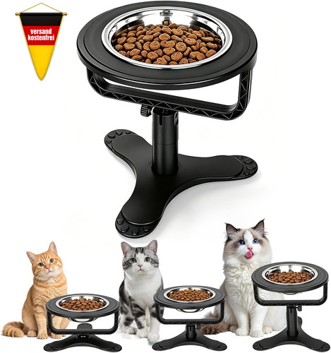 Höhenverstellbarer katzennapf - höhenverstellbarer,