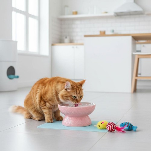 Erhöhter katzenfressnapf - erhöhter,