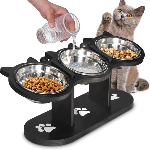 Katzennapf erhöht 15cm - katzennapf, 42*16*15cm